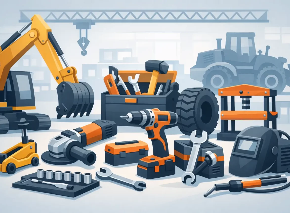 Heavy Equipment Tools List for Shop Work