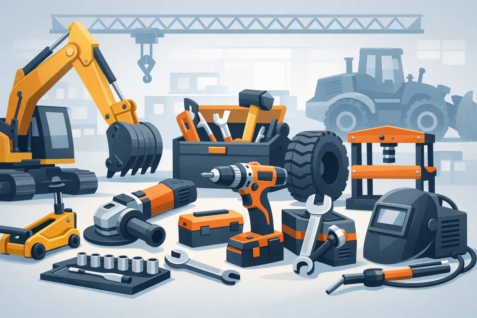 Heavy Equipment Tools List for Shop Work