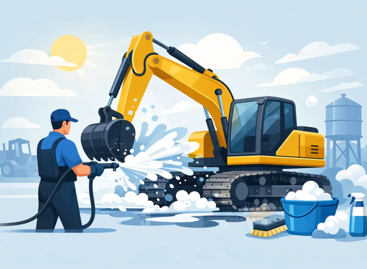 How to Clean Heavy Equipment Right